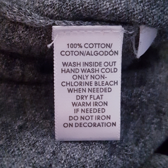 LOFT Gray & Jewelled Pullover Sweater - Picture 8 of 10